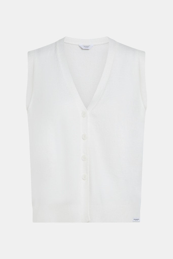 Penn&Ink N.Y Waistcoat White S26B398