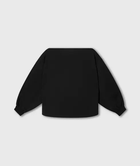 10days crepe blouse met boothals 20-400-6204 black