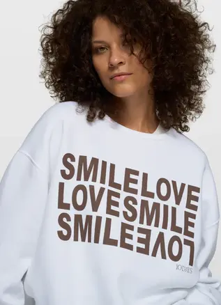 10Days Sweater Statement Sweater Smile 20-824-6201