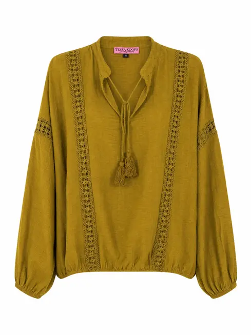 Tessa Koops grazia green top 20207