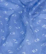 10days silk scarf monogram ultramarine 20-908-6203