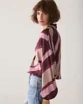 summum top v-neck gestreept 2s3560-12488