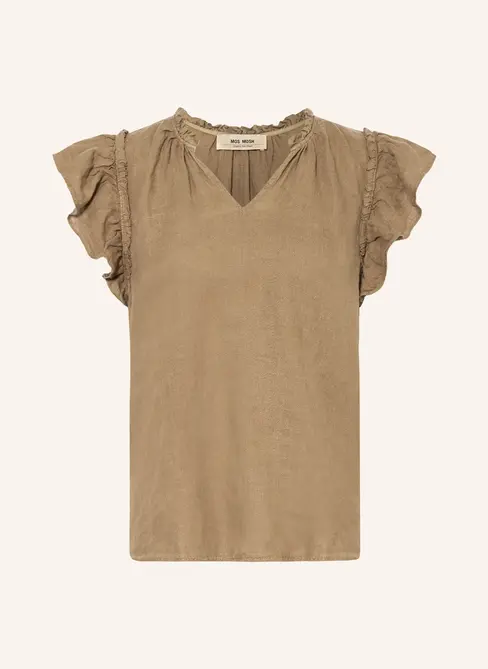 mos mosh mmtea linen blouse178100