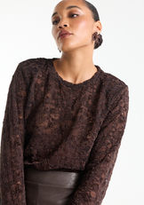 jansen kiki top fl 155 lace shouldered long sleeve