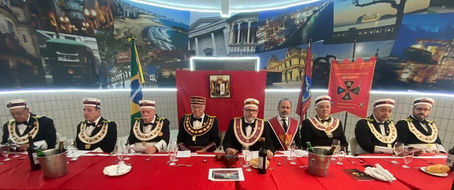 Supremo Conselho do Brasil dos Inspetores Gerais (SCBREAA) Celebra Sessão de Ressurreição e Banquete Rosa-Cruz