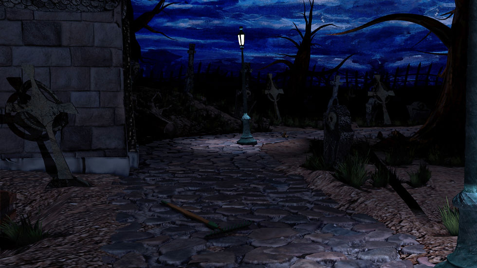 The cemetery