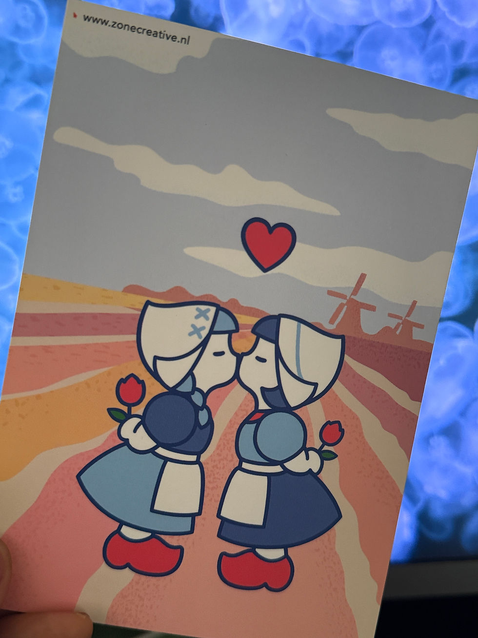 Thumbnail: DUTCH COUPLE #3 LGBTQ - Postcard for every occasion