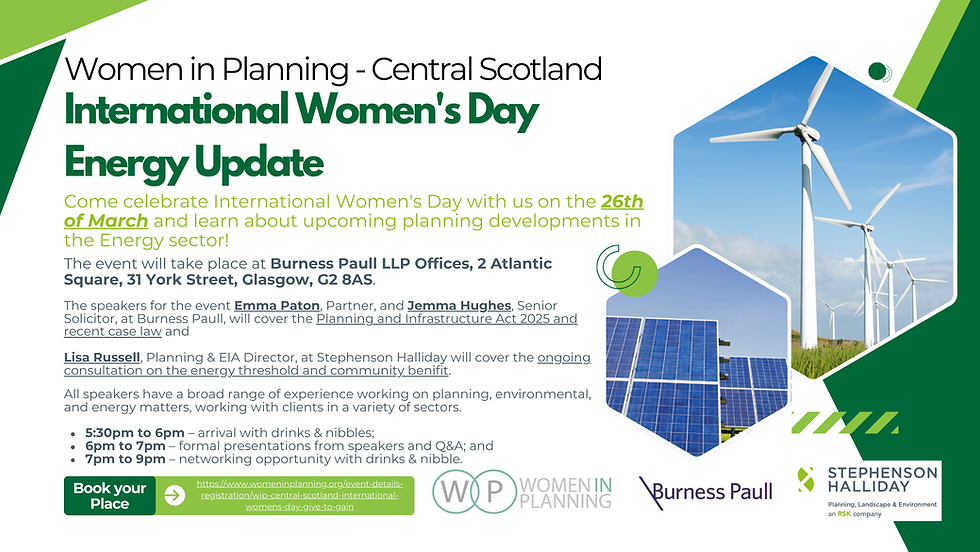 WiP Central Scotland: International Women's Day Celebration