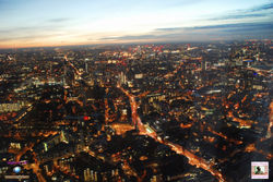 Night view of London