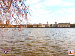 Majestic Greenwich from the other bank of river Thames