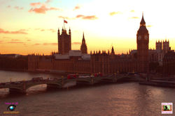Big Ben and the Palace of Westminster at sunset