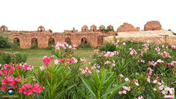 Panoramic view of the interiors of Adilabad Fort
