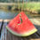 Thumbnail: Enameled 14k Watermelon Necklace