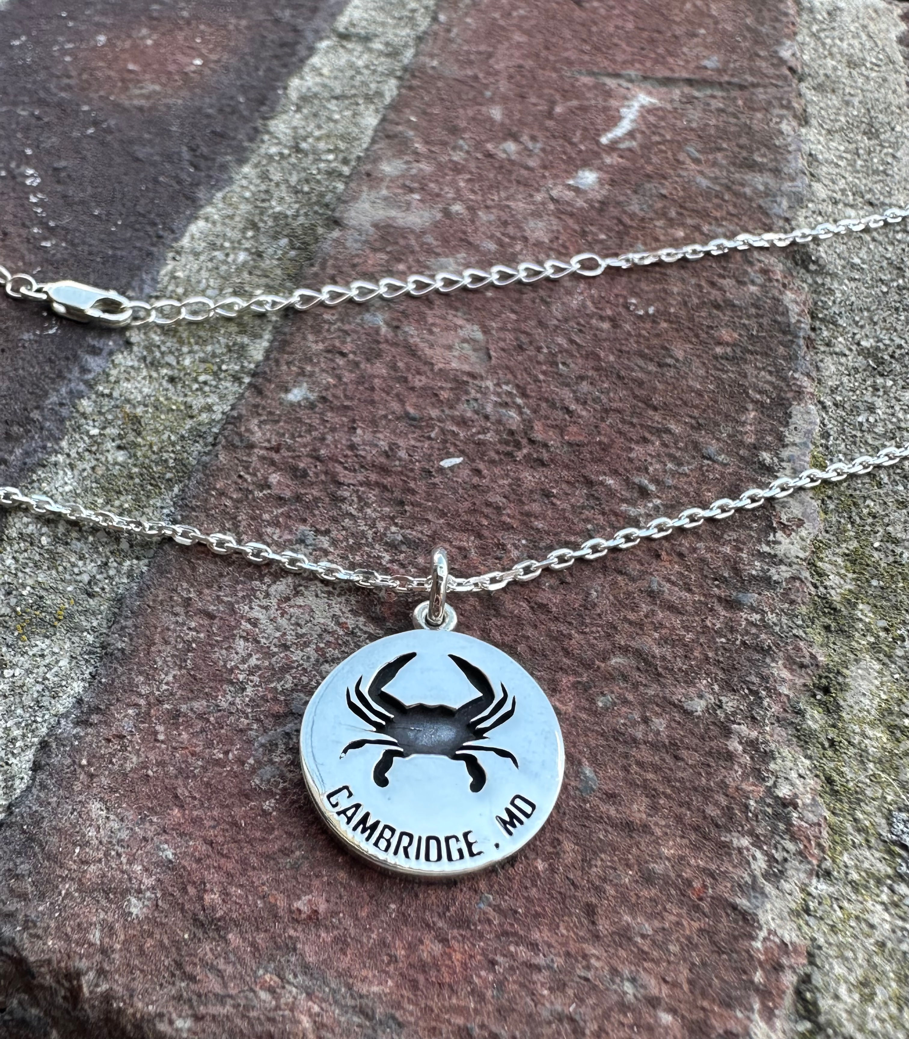 Cambridge Maryland Crab Pendant