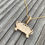 Thumbnail: 14k Green Tourmaline Choptank Crab Necklace