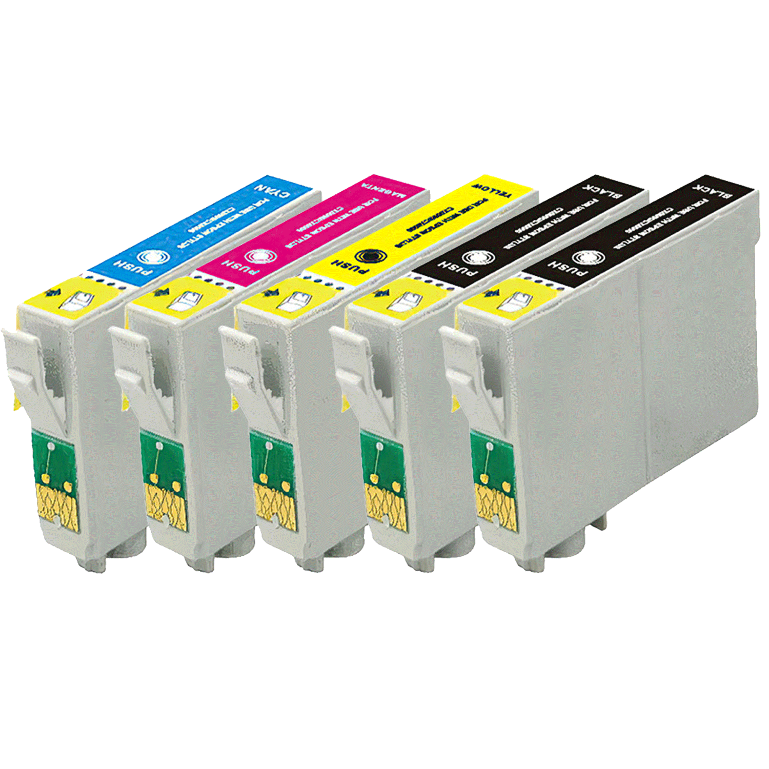 EPSON T126120/T126220/T126320/T126420 NOIR/CYAN/MAGENTA/YELLOW Compatible [EN I