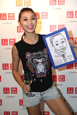 Caricalture at Uniqlo