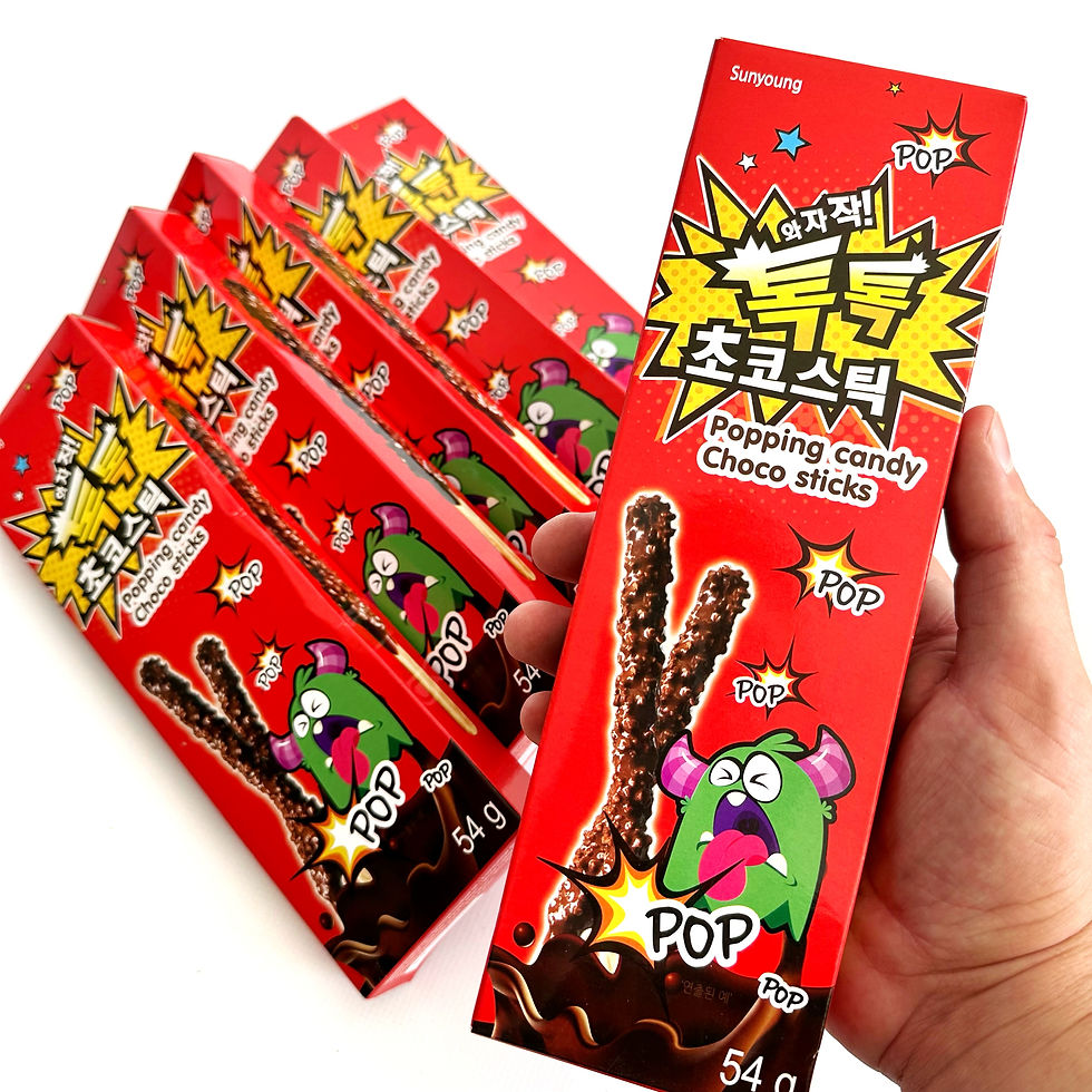 Шоколадні палички Sunyoung з бульбашками