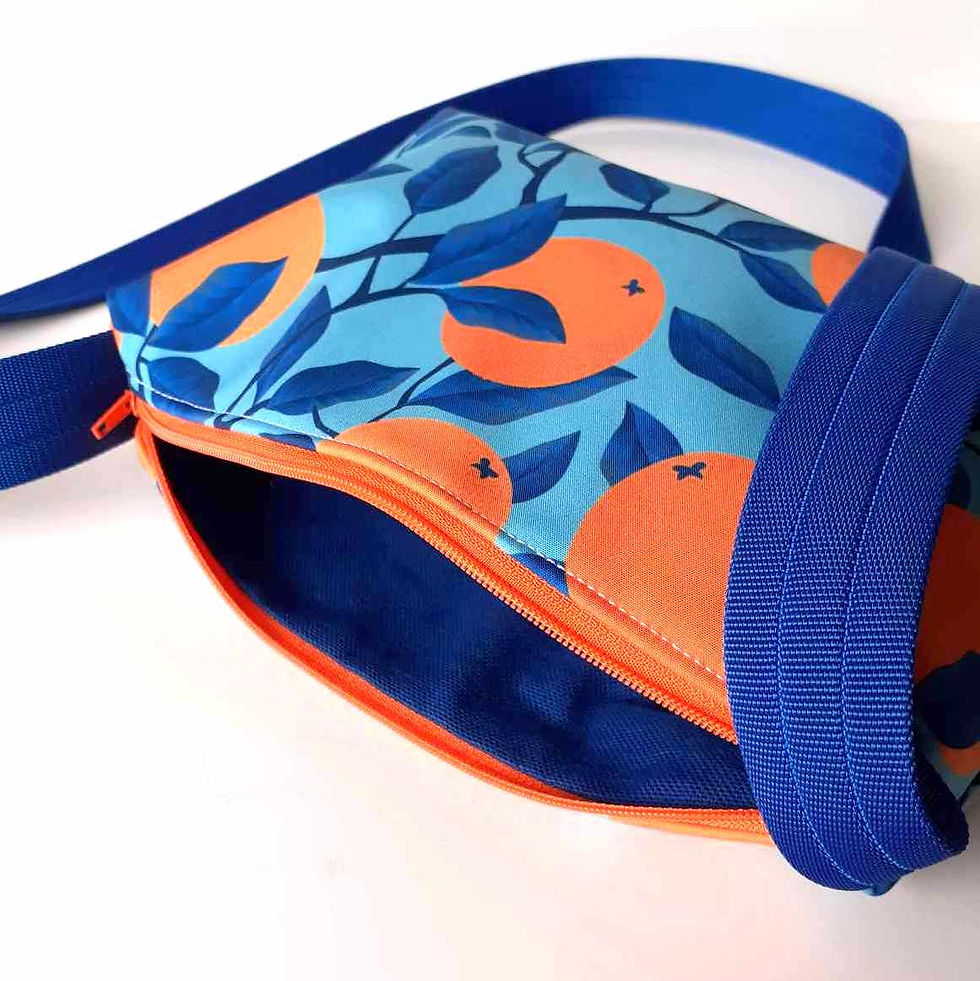 Miniature : Sac bandoulière fantine-orange bleu