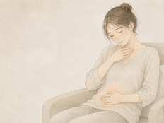 関節過可動やhEDSによる慢性的な疲労感・自律神経の不調を表現したイメージイラスト