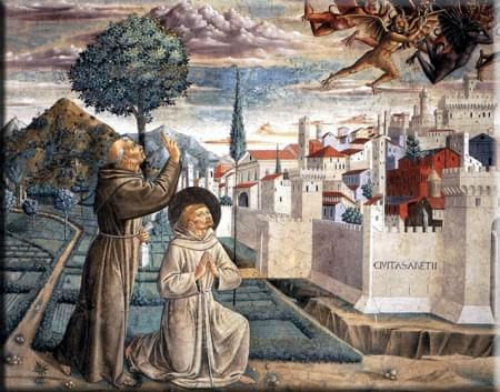 São Francisco de Assis e o diabo