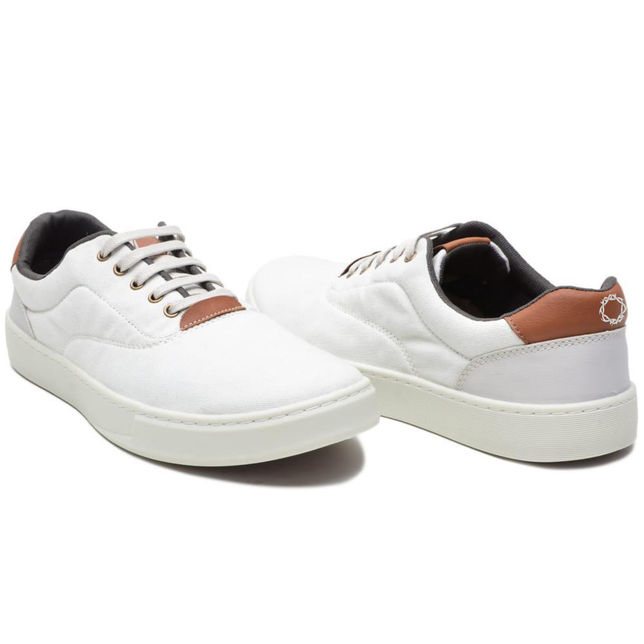 TÊNIS CASUAL CANVAS LONA OFF-WHITE