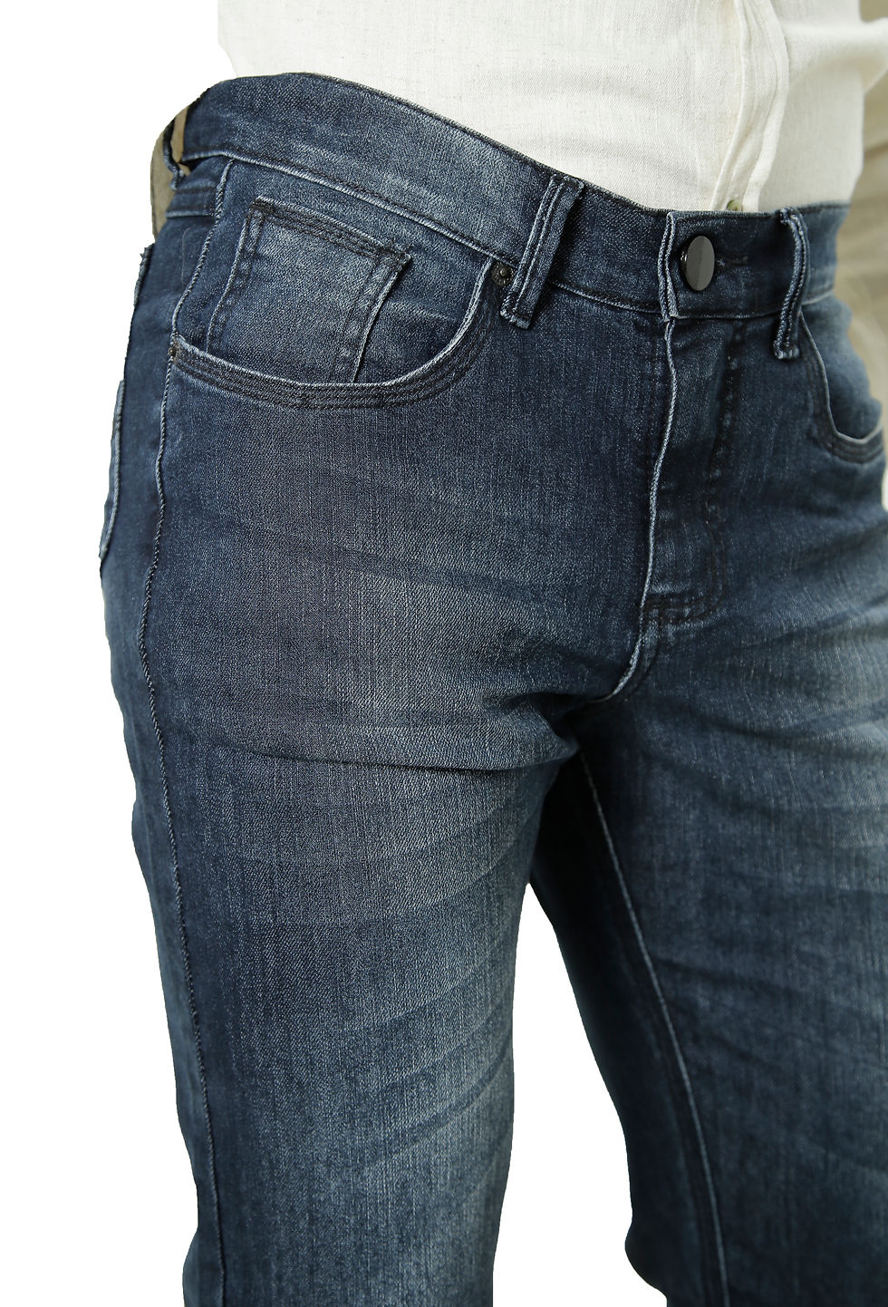 Thumbnail: CALÇA JEANS SLIM MEGAFLEX COM ELASTANO GARCEZ PREMIUM JEANS ESCURO