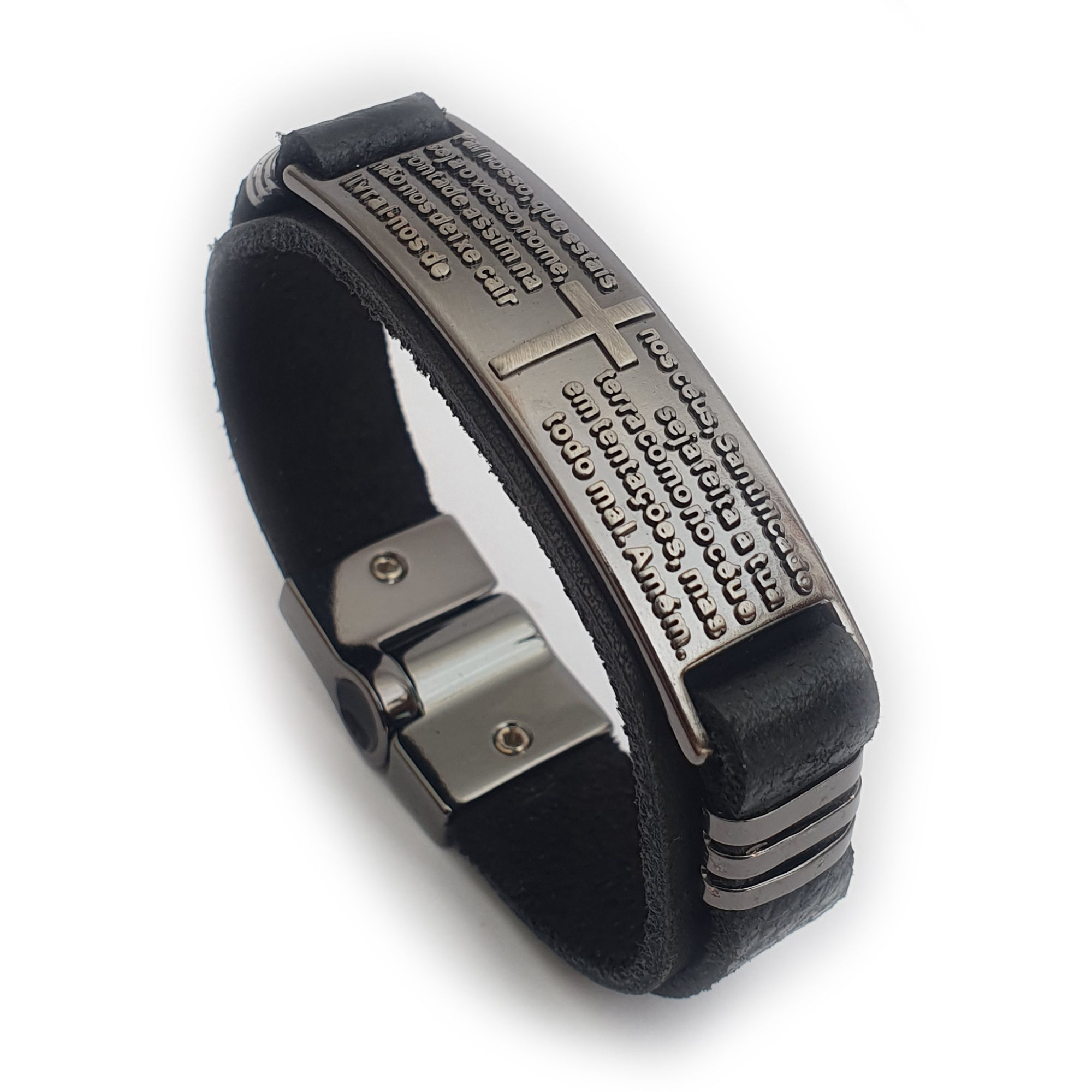 PULSEIRA COURO PRIME GLORY PRETO