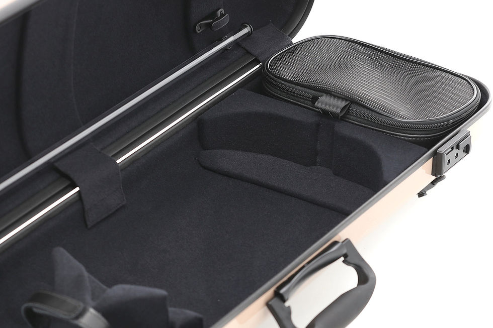 Miniatura: Estuche para violín Marca Gewa Modelo Air 2,1 Oblong Beige Gloss 4/4