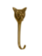 brass foxhead Hook