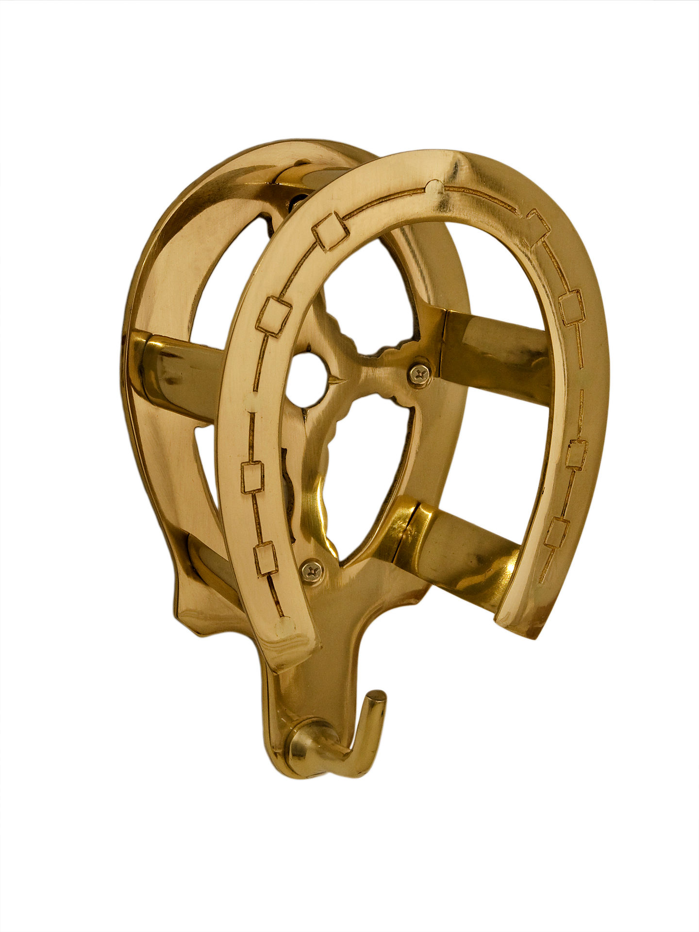 brass Horseshoe Bridle Bracket