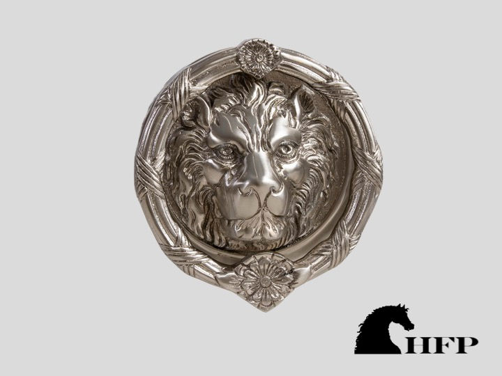 Thumbnail: Lion Head Door Knocker 7"