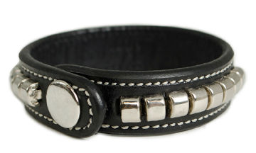 Thumbnail: Clincher Leather Bracelet