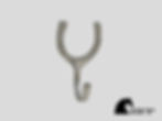Chrome Horseshoe Hook- Single