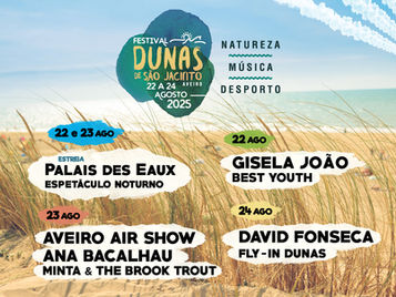 Festival Dunas de São Jacinto regressa com David Fonseca, Air Show e espetáculo noturno inédito