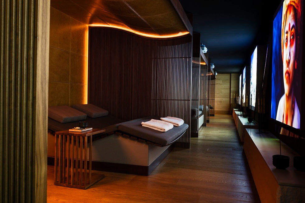 The spa at the Chedi, Andermatt