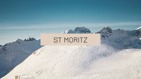 The mountains above St. Moritz