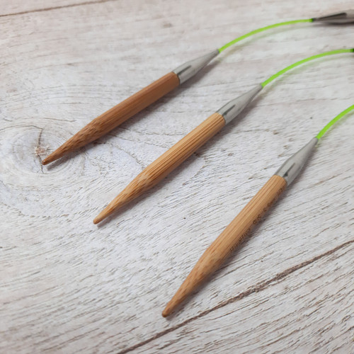 HiyaHiya 8" Bamboo Knitting Flyers Flexible DPN Knitting Needles