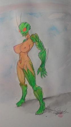 mutant insect girl