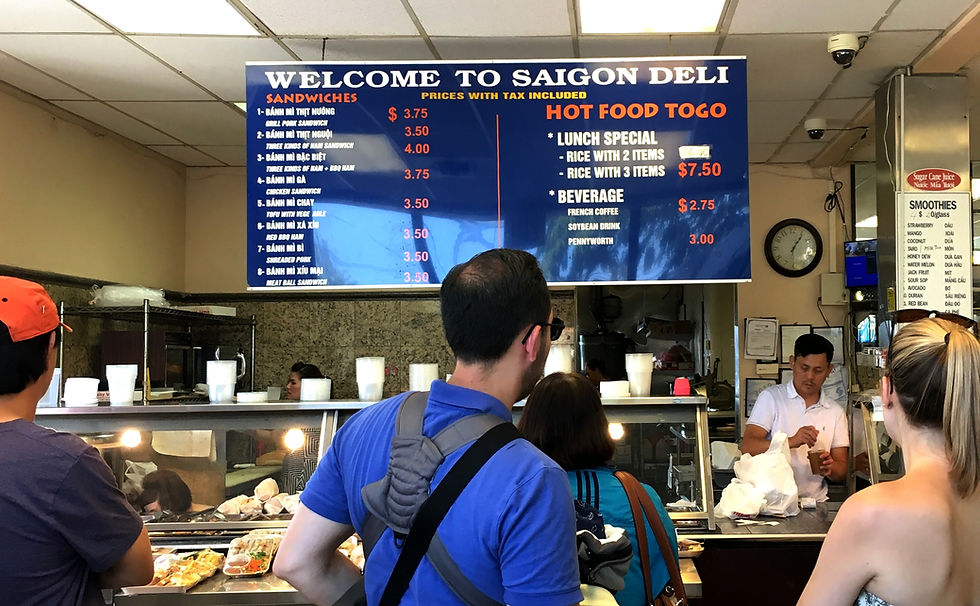 Saigon Deli Menu - International District | Sunburn in Seattle