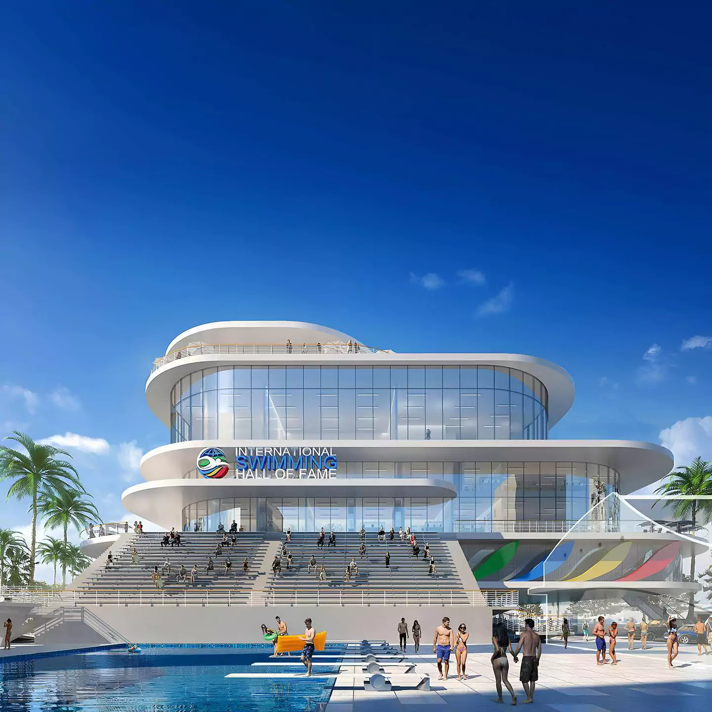 The International Swimming Hall of Fame and Museum's $90 million renovation is currently underway