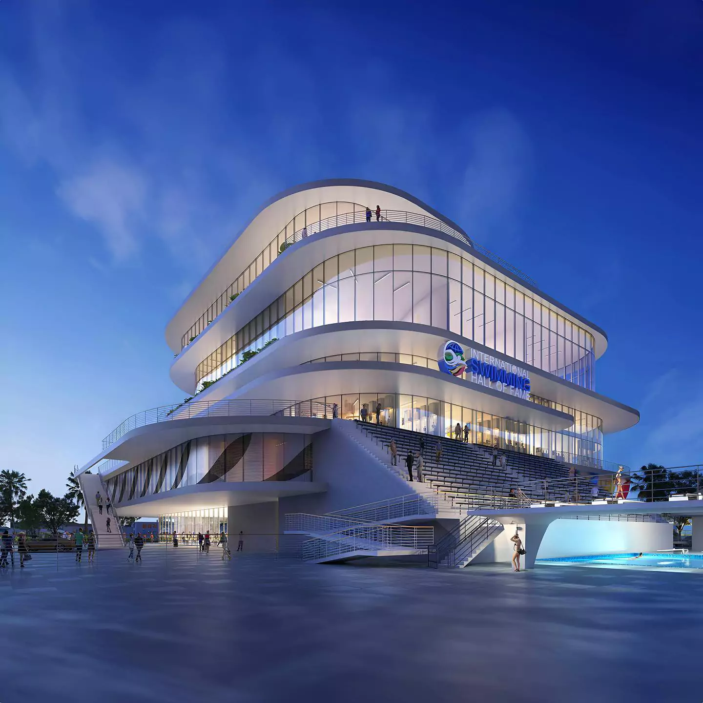 The International Swimming Hall of Fame and Museum's $90 million renovation is currently underway