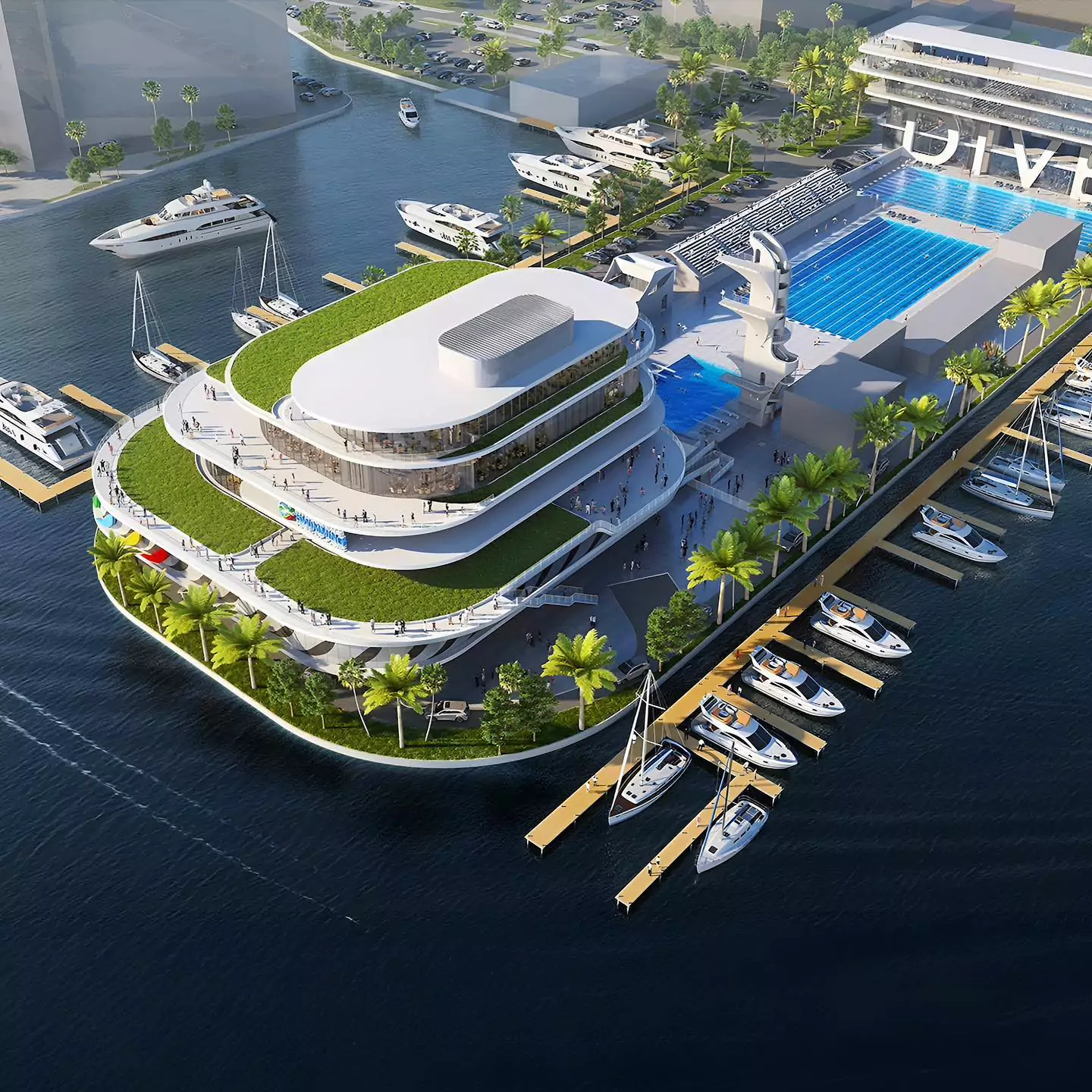 The International Swimming Hall of Fame and Museum's $90 million renovation is currently underway