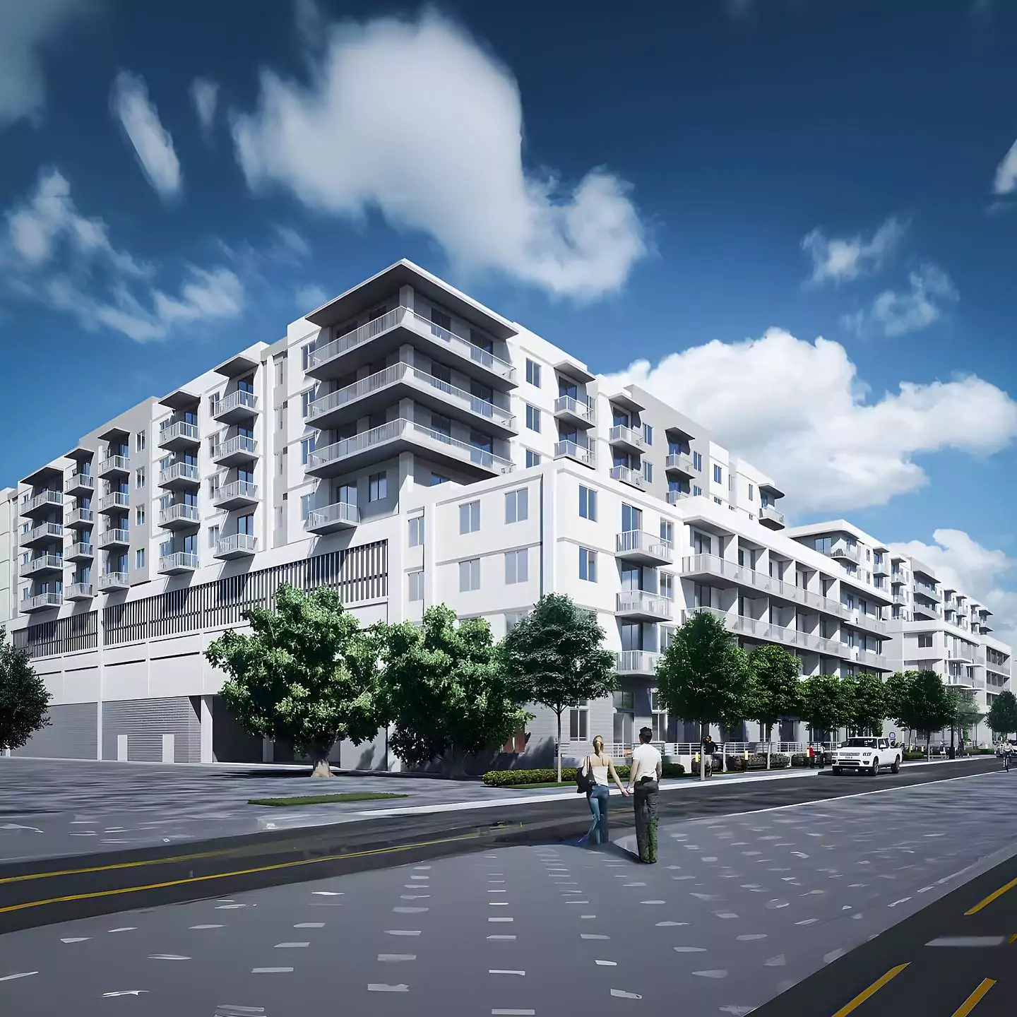 Soleste Palm Station, two tower 8-story apartment development breaking ground this July