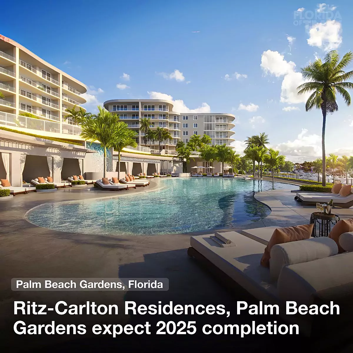 Ritz-Carlton Residences, Palm Beach Gardens expect 2025 completion