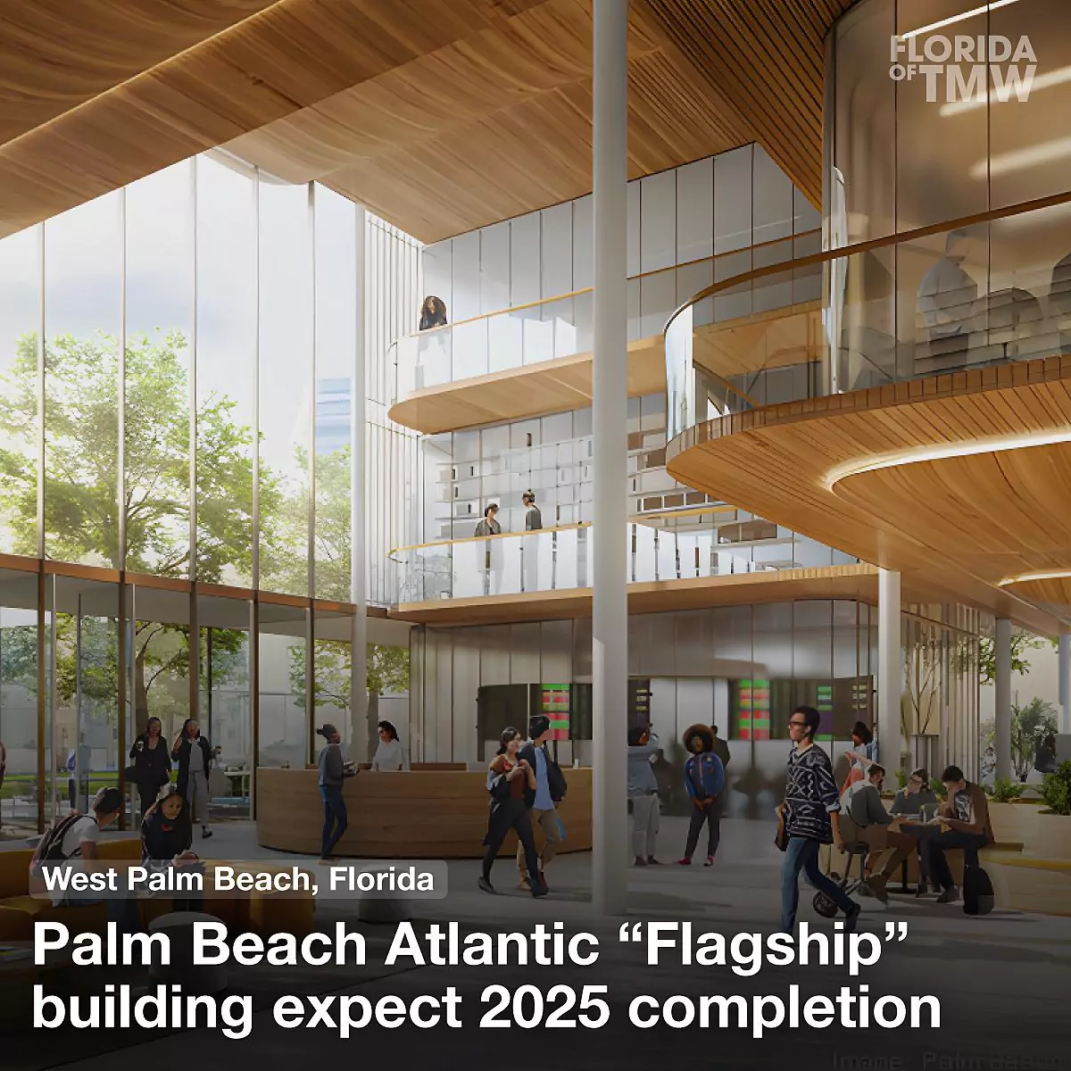 Palm Beach Atlantic "Flagship" building expect 2025 completion