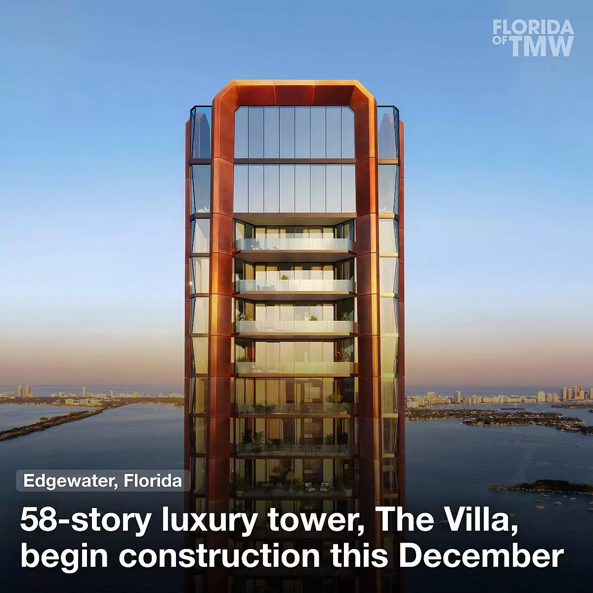 58-story luxury tower, The Villa, begin construction this December