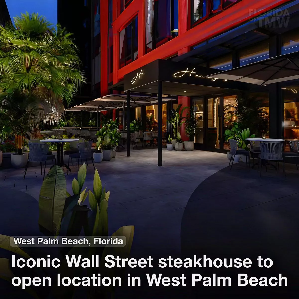 Iconic Wall Street steakhouse to open location in West Palm Beach