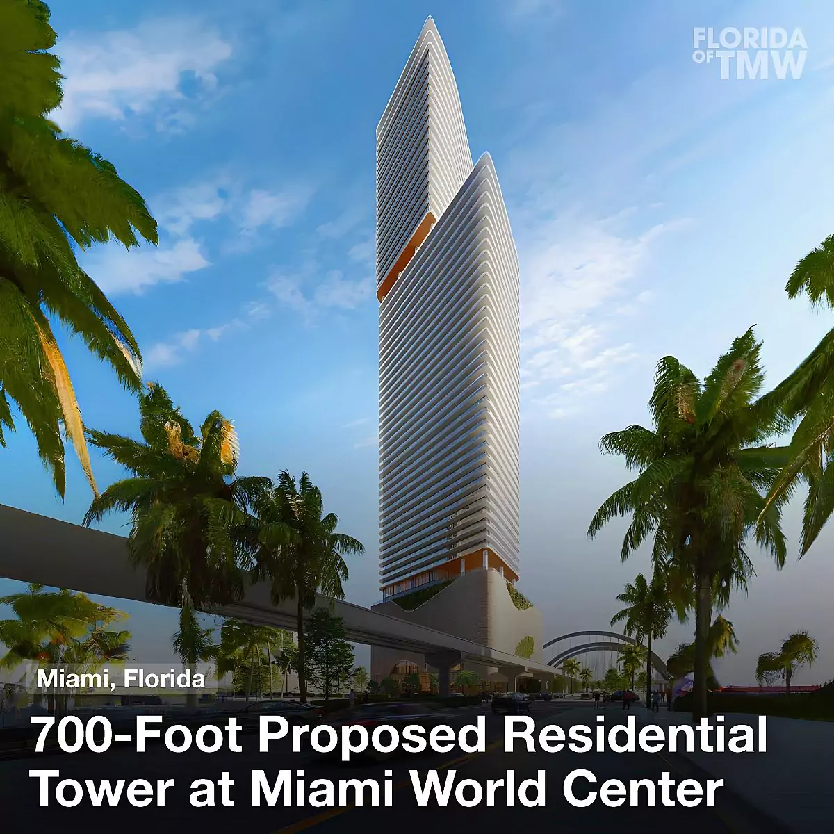 700-Foot Proposed Residential Tower at Miami World Center
