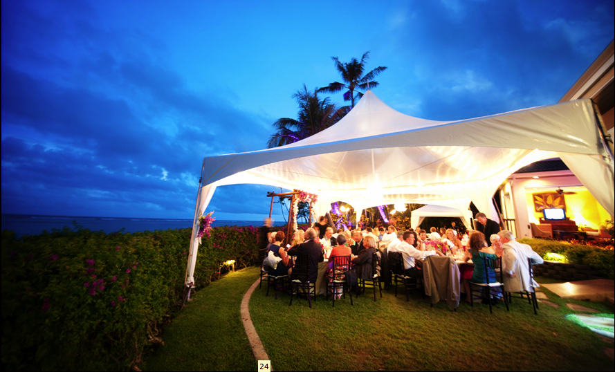 Tent by Pacific Party Rentals.